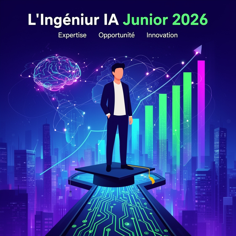 Infographie : ingénieur intelligence artificielle junior