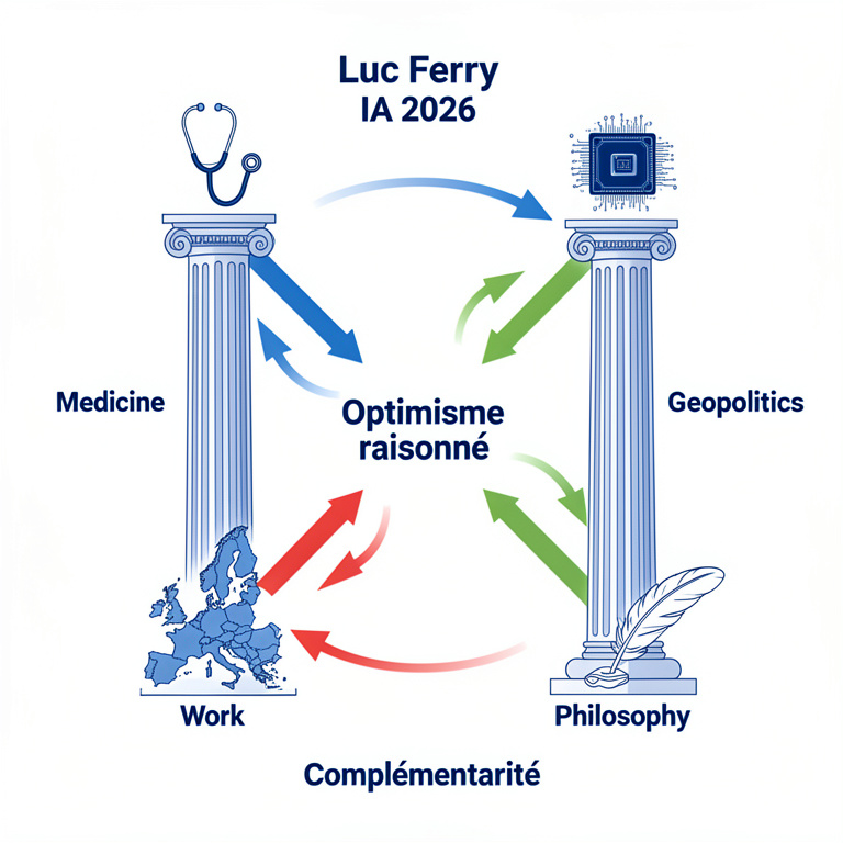 Infographie : luc ferry intelligence artificielle